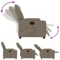 vidaXL Sillón reclinable de masaje eléctrico cuero sintético capuchino vidaXL Sillón reclinable de masaje eléctrico cuero sintético capuchino