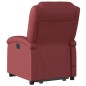 vidaXL Sillón reclinable de masaje de pie cuero artificial rojo tinto vidaXL Sillón reclinable de masaje de pie cuero artificial rojo tinto