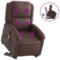 vidaXL Sillón reclinable de masaje de pie de cuero sintético marrón vidaXL Sillón reclinable de masaje de pie de cuero sintético marrón