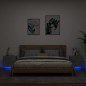 vidaXL Mesitas de noche de pared con luces LED 2 uds gris hormigón vidaXL Mesitas de noche de pared con luces LED 2 uds gris hormigón
