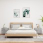 vidaXL Mesitas de noche de pared con luces LED 2 uds gris hormigón vidaXL Mesitas de noche de pared con luces LED 2 uds gris hormigón
