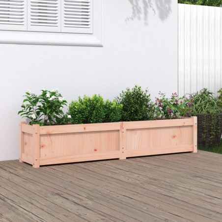 vidaXL Jardinera madera maciza de abeto Douglas 150x31x31 cm