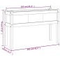 vidaXL Jardinera con patas madera maciza de pino 110x31x70 cm