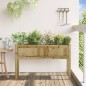 vidaXL Jardinera con patas madera de pino impregnada 110x31x70 cm vidaXL Jardinera con patas madera de pino impregnada 110x31x70 cm