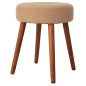 Home&Styling Taburete beige Ø35x45 cm Home&Styling Taburete beige Ø35x45 cm