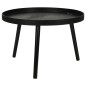 Home&Styling Juego de mesas auxiliares redondas 2 piezas negro Home&Styling Juego de mesas auxiliares redondas 2 piezas negro