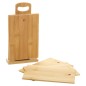 Excellent Houseware Juego de tablas de cortar con soporte 7 pzas bambú Excellent Houseware Juego de tablas de cortar con soporte 7 pzas bambú
