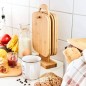Excellent Houseware Juego de tablas de cortar con soporte 7 pzas bambú Excellent Houseware Juego de tablas de cortar con soporte 7 pzas bambú