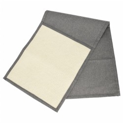 Pets Collection Alfombrilla rascador para gatos gris 130x45 cm