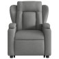 vidaXL Sillón reclinable elevable de tela gris oscuro vidaXL Sillón reclinable elevable de tela gris oscuro
