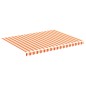 vidaXL Tela de repuesto para toldo amarillo y naranja 4x3 m vidaXL Tela de repuesto para toldo amarillo y naranja 4x3 m