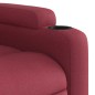 vidaXL Sillón reclinable de masaje elevable tela rojo tinto vidaXL Sillón reclinable de masaje elevable tela rojo tinto