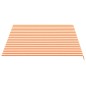 vidaXL Tela de repuesto para toldo amarillo y naranja 4x3 m vidaXL Tela de repuesto para toldo amarillo y naranja 4x3 m