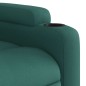 vidaXL Sillón eléctrico reclinable elevable de tela verde oscuro vidaXL Sillón eléctrico reclinable elevable de tela verde oscuro