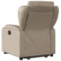 vidaXL Sillón reclinable elevable cuero artificial color capuchino vidaXL Sillón reclinable elevable cuero artificial color capuchino