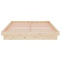 vidaXL Estructura de cama de matrimonio madera maciza 135x190 cm vidaXL Estructura de cama de matrimonio madera maciza 135x190 cm