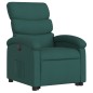 vidaXL Sillón masaje eléctrico reclinable elevable tela verde oscuro vidaXL Sillón masaje eléctrico reclinable elevable tela verde oscuro