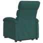 vidaXL Sillón masaje eléctrico reclinable elevable tela verde oscuro vidaXL Sillón masaje eléctrico reclinable elevable tela verde oscuro