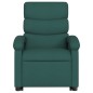 vidaXL Sillón masaje eléctrico reclinable elevable tela verde oscuro vidaXL Sillón masaje eléctrico reclinable elevable tela verde oscuro