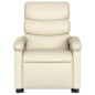 vidaXL Sillón de masaje elevable eléctrico cuero sintético crema vidaXL Sillón de masaje elevable eléctrico cuero sintético crema