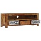 vidaXL Mueble para TV madera maciza de sheesham 120x30x40 cm 