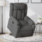 vidaXL Sillón eléctrico reclinable elevable de tela gris oscuro vidaXL Sillón eléctrico reclinable elevable de tela gris oscuro