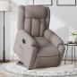 vidaXL Sillón eléctrico reclinable elevable de tela gris taupe vidaXL Sillón eléctrico reclinable elevable de tela gris taupe