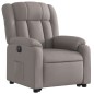 vidaXL Sillón eléctrico reclinable elevable de tela gris taupe vidaXL Sillón eléctrico reclinable elevable de tela gris taupe