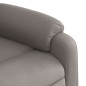 vidaXL Sillón eléctrico reclinable elevable de tela gris taupe vidaXL Sillón eléctrico reclinable elevable de tela gris taupe