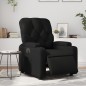 vidaXL Sillón reclinable eléctrico de cuero sintético negro vidaXL Sillón reclinable eléctrico de cuero sintético negro