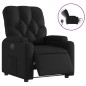 vidaXL Sillón reclinable eléctrico de cuero sintético negro vidaXL Sillón reclinable eléctrico de cuero sintético negro