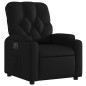 vidaXL Sillón reclinable eléctrico de cuero sintético negro vidaXL Sillón reclinable eléctrico de cuero sintético negro