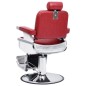 vidaXL Silla de peluquería de cuero sintético rojo 68x69x116 cm vidaXL Silla de peluquería de cuero sintético rojo 68x69x116 cm