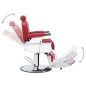 vidaXL Silla de peluquería de cuero sintético rojo 68x69x116 cm vidaXL Silla de peluquería de cuero sintético rojo 68x69x116 cm