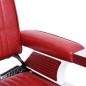 vidaXL Silla de peluquería de cuero sintético rojo 68x69x116 cm vidaXL Silla de peluquería de cuero sintético rojo 68x69x116 cm