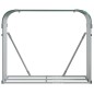 vidaXL Leñero de acero galvanizado verde 120x45x100 cm vidaXL Leñero de acero galvanizado verde 120x45x100 cm