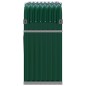 vidaXL Leñero de acero galvanizado verde 120x45x100 cm vidaXL Leñero de acero galvanizado verde 120x45x100 cm