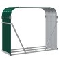 vidaXL Leñero de acero galvanizado verde 120x45x100 cm vidaXL Leñero de acero galvanizado verde 120x45x100 cm