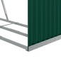 vidaXL Leñero de acero galvanizado verde 120x45x100 cm vidaXL Leñero de acero galvanizado verde 120x45x100 cm