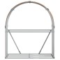 vidaXL Leñero de acero galvanizado marrón claro 120x45x140 cm vidaXL Leñero de acero galvanizado marrón claro 120x45x140 cm