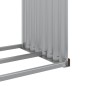 vidaXL Leñero de acero galvanizado marrón claro 120x45x140 cm vidaXL Leñero de acero galvanizado marrón claro 120x45x140 cm