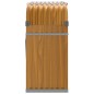vidaXL Leñero de acero galvanizado marrón claro 120x45x100 cm vidaXL Leñero de acero galvanizado marrón claro 120x45x100 cm