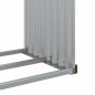 vidaXL Leñero de acero galvanizado marrón claro 120x45x100 cm vidaXL Leñero de acero galvanizado marrón claro 120x45x100 cm