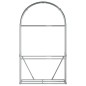vidaXL Leñero de acero galvanizado gris antracita 120x45x210 cm vidaXL Leñero de acero galvanizado gris antracita 120x45x210 cm