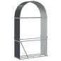 vidaXL Leñero de acero galvanizado gris antracita 120x45x210 cm vidaXL Leñero de acero galvanizado gris antracita 120x45x210 cm
