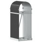 vidaXL Leñero de acero galvanizado gris antracita 40x45x100 cm vidaXL Leñero de acero galvanizado gris antracita 40x45x100 cm