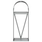vidaXL Leñero de acero galvanizado gris antracita 40x45x100 cm vidaXL Leñero de acero galvanizado gris antracita 40x45x100 cm