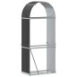 vidaXL Leñero de acero galvanizado gris antracita 80x45x190 cm vidaXL Leñero de acero galvanizado gris antracita 80x45x190 cm