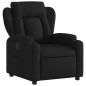 vidaXL Sillón reclinable eléctrico de tela negro vidaXL Sillón reclinable eléctrico de tela negro