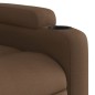 vidaXL Sillón reclinable de masaje eléctrico tela marrón vidaXL Sillón reclinable de masaje eléctrico tela marrón